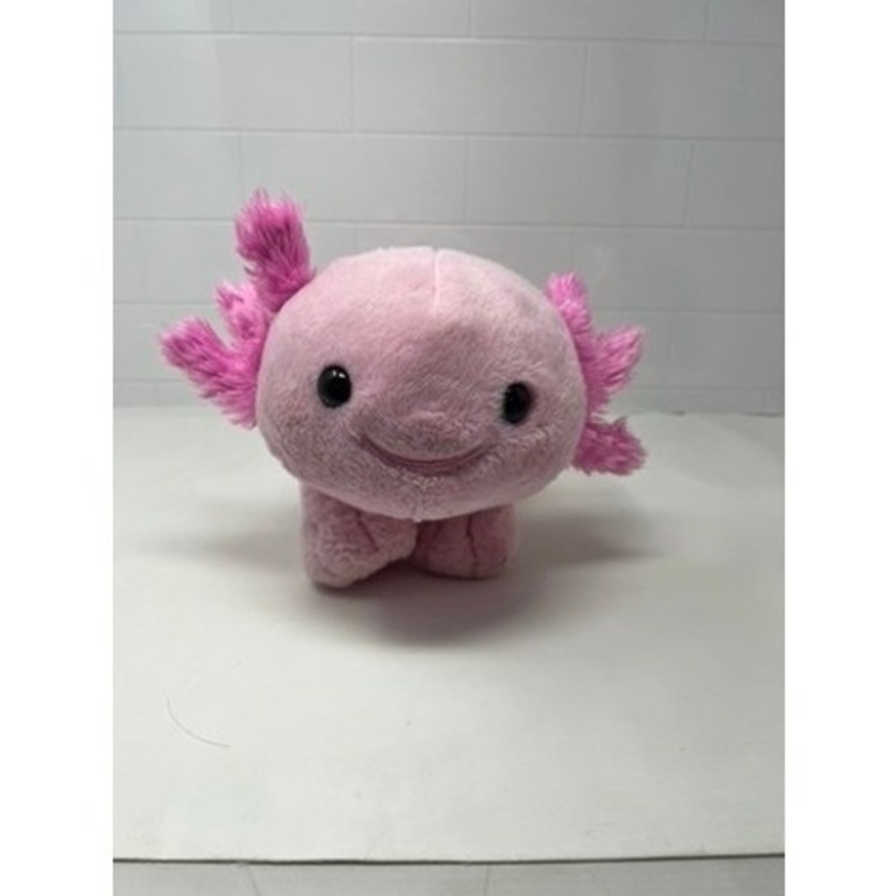 Build-A-Bear‎ Workshop Pink Axolotl Plush Stuffed Animal Toy Pink Magenta Gills